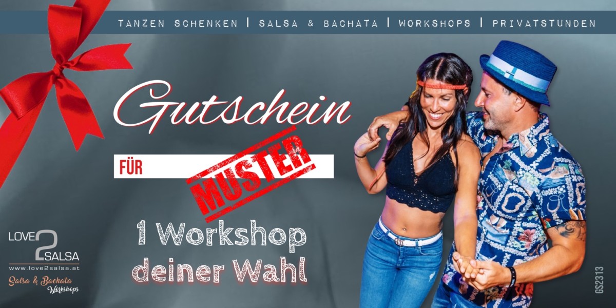 Gutschein Salsa Bachata Workshops Privatstunden